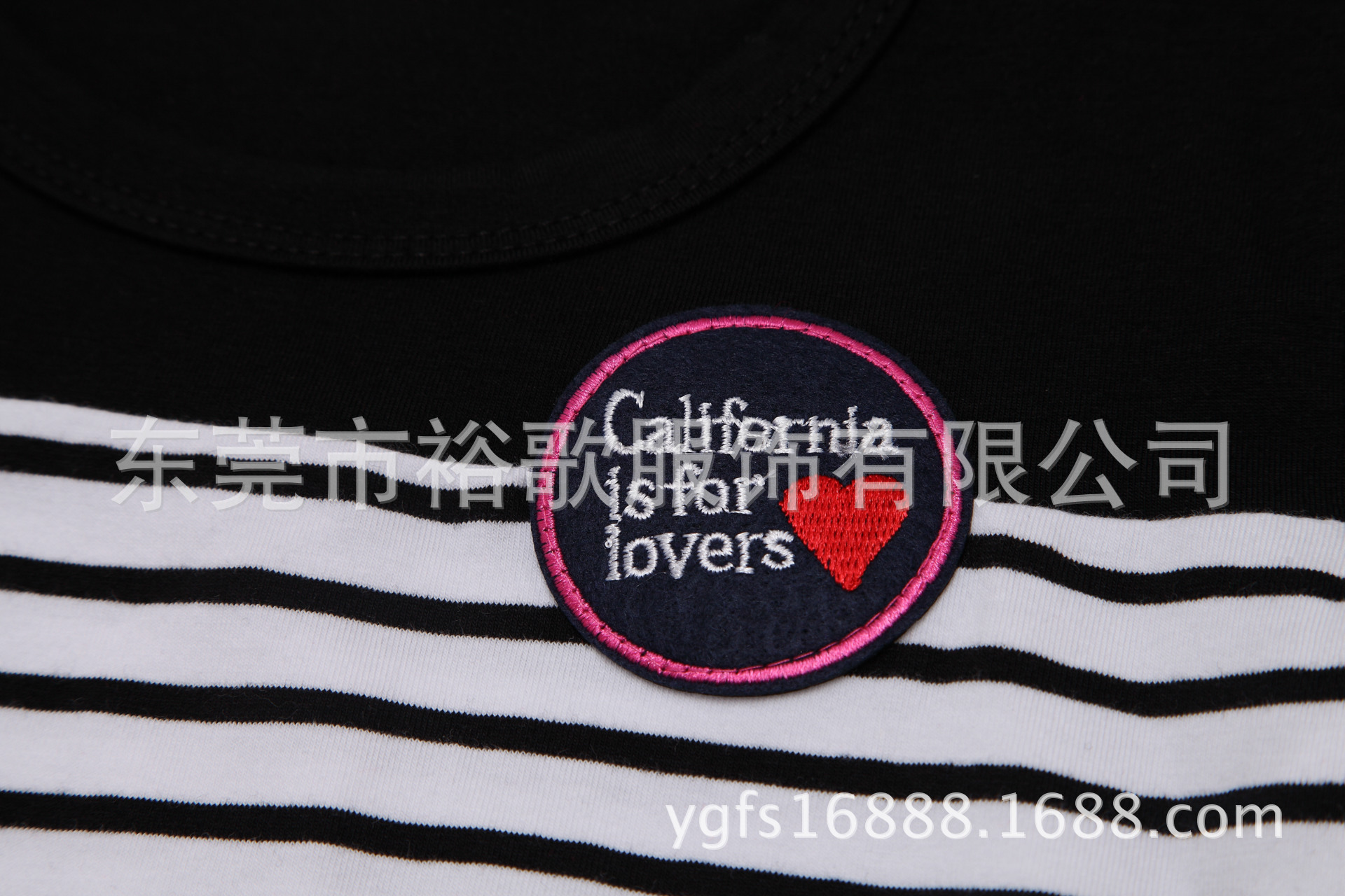 13# 黑白杠撞色章仔