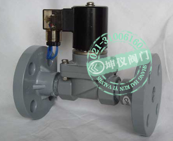 CPVC法兰电磁阀2