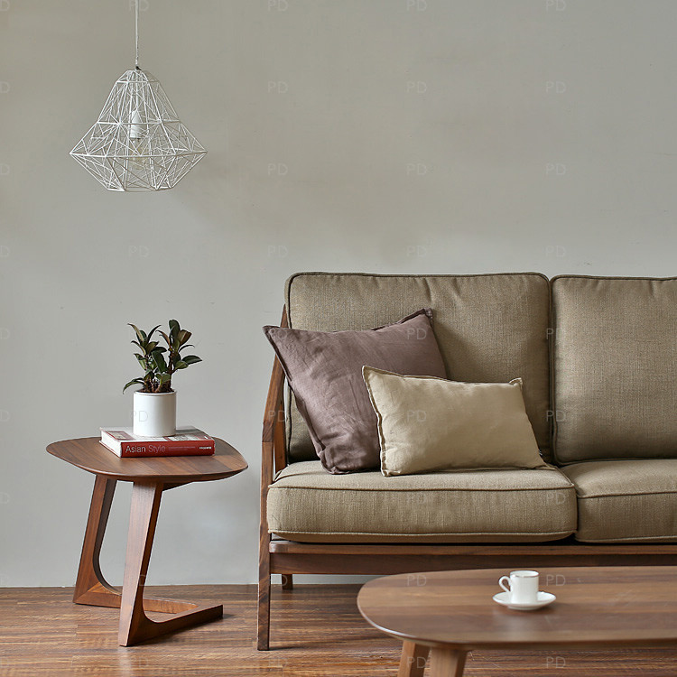 pd实木茶几/美国黑胡桃家具/床头柜茶几/经典北欧风格