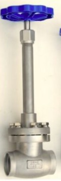 低温长轴法兰截止阀图片