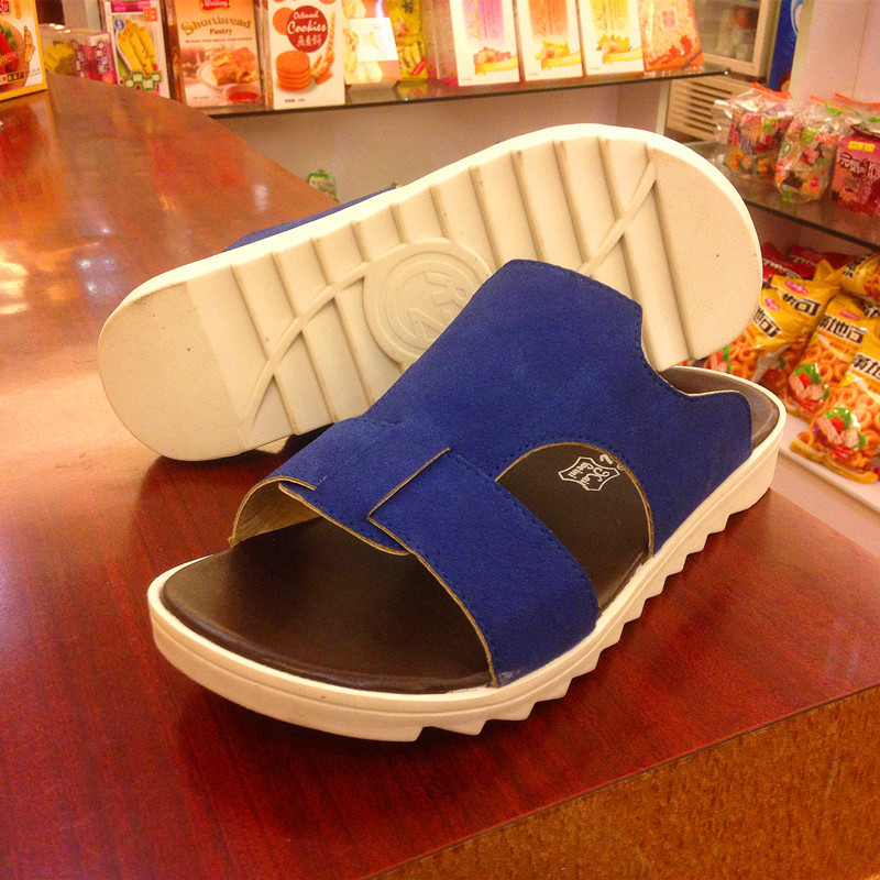 2014{zx1}新款夏季时尚男士一字拖拖鞋韩版潮流陈冠希凉拖鞋