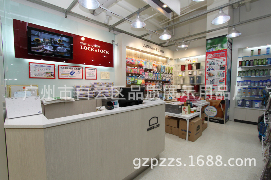 订做弧形收银台 pz-syt-028 公司前台设计,生产超市收银台