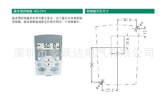 ACS-CP-C英文麵板