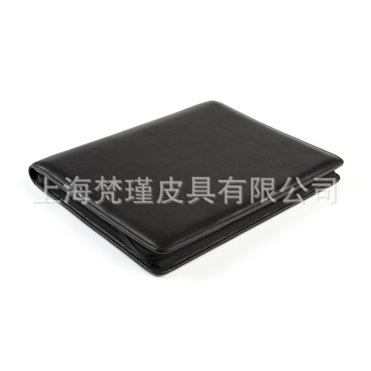 Classic-Zippered-Padfolio-Blac