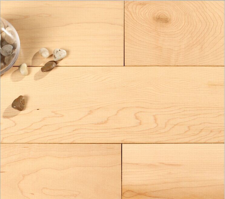 柯菲地板厂家直销枫木纯实木地板现代客厅专用风格防水系列