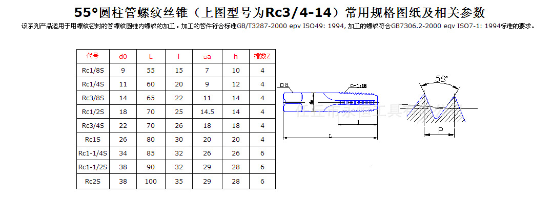 管螺纹丝锥 五金管螺纹丝锥 涂层螺纹丝锥