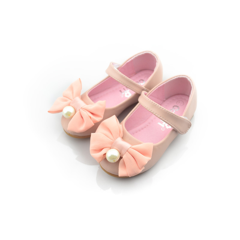 秋冬广州新款童鞋 甜美蝴蝶结女童宝宝单鞋 韩版时尚品牌公主鞋