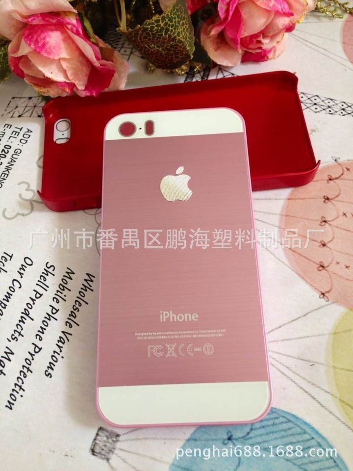 iphone5双色亚克力手机保护壳 防刮花镜面手机