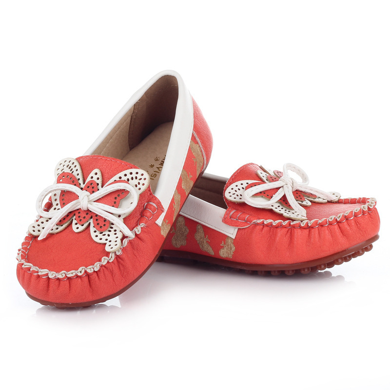 2014秋季套脚女童单鞋 蝴蝶结公主鞋耐磨橡胶软底春韩版童鞋 批发