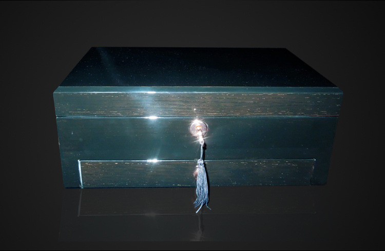 橡木系列钢琴漆首饰收纳盒_08