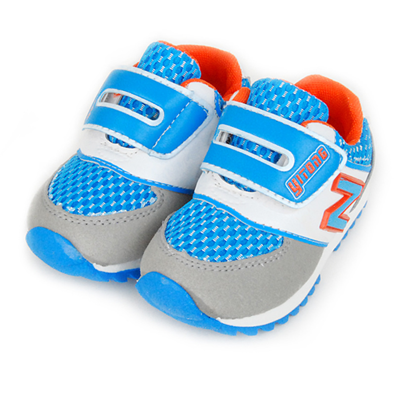 2014 新款 网面拼接 小童波鞋 高档PU运动鞋童鞋批发