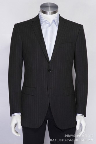 上海男式西服职业装定制厂 商务套装西服定做
