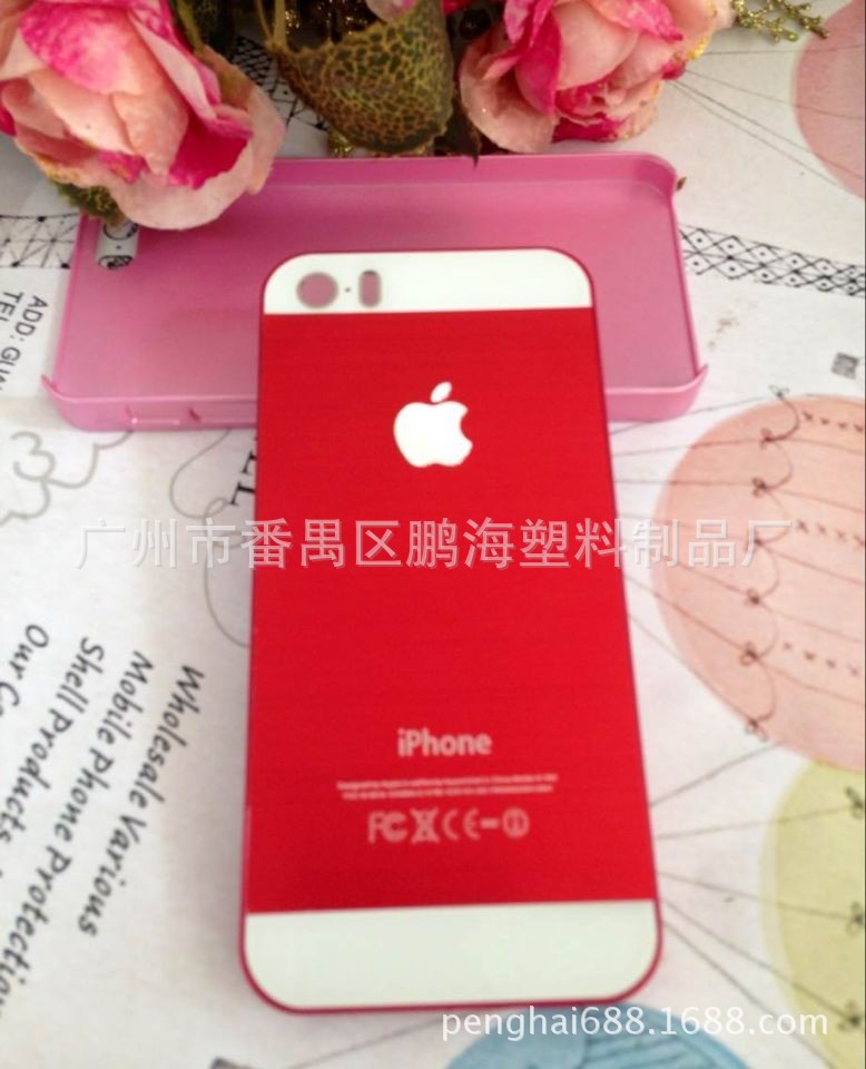 iphone5双色亚克力手机保护壳 防刮花镜面手机