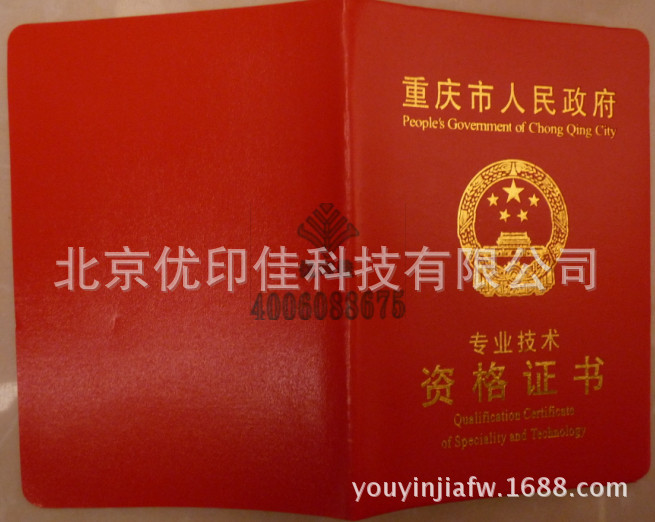 专业技术资格证书2
