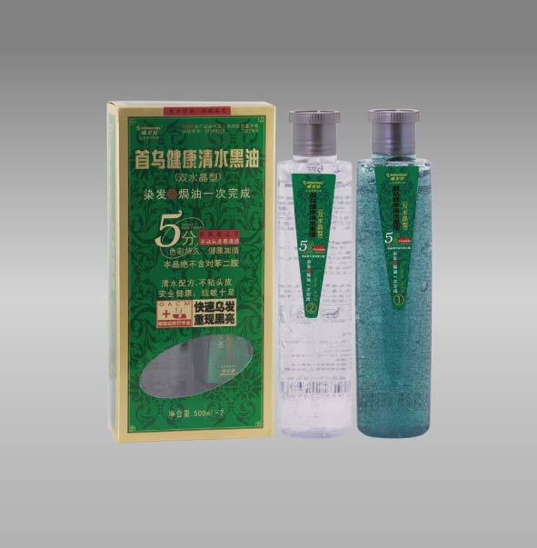 首乌健康清水黑油（双水晶型）500ml