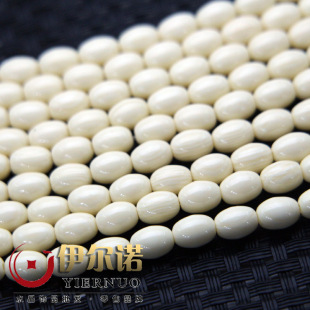 白蜜蜡散珠 蜜蜡散珠米珠 仿天然琥珀蜜蜡原石 diy佛珠配饰隔珠