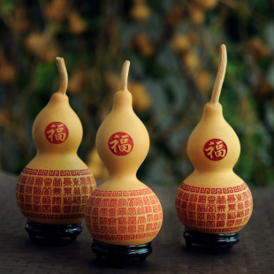 精品天然烙画葫芦摆件百福图家居工艺品支持混搭『全网最低价格』