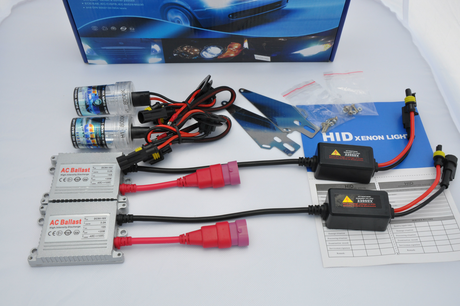 12V35W氙气灯疝气灯H1,H7,H3,9006,9005,H11,H8,H9,880安定器套装