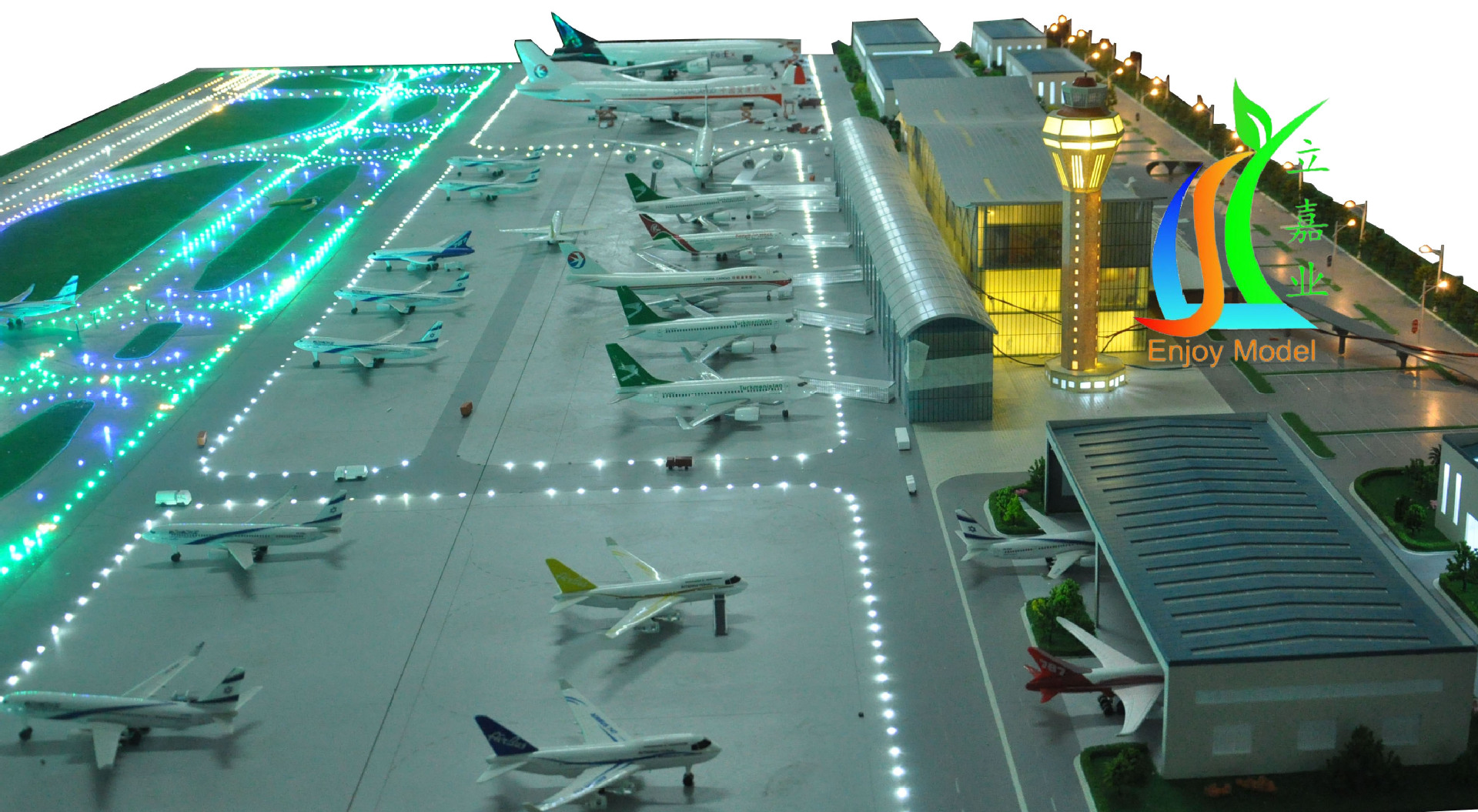 机场规划物流规划模型制作 国际物流展会模型制作 沙盘模型