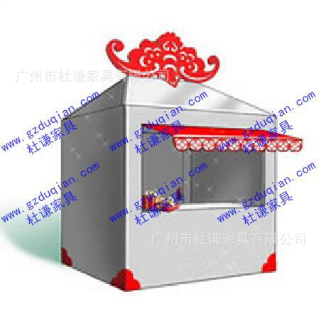 流动售货车 饰品流动售货车,水果移动手推车,街道食品木制售货亭仿高清图片