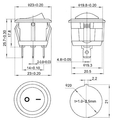 低价批发高质量 船型开关 ul,vde,cqc,各种种类船型开关图片_7