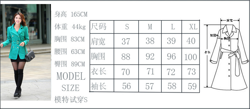 尺碼表