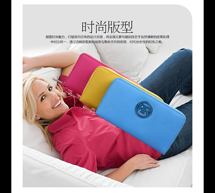 2014新款 女士錢包 韓版潮流女包 女士長錢包 糖果色手拿包 批發