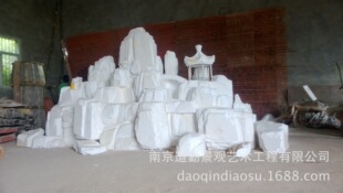 婚庆影视道具公司 加工定制玻璃钢 泡沫假山