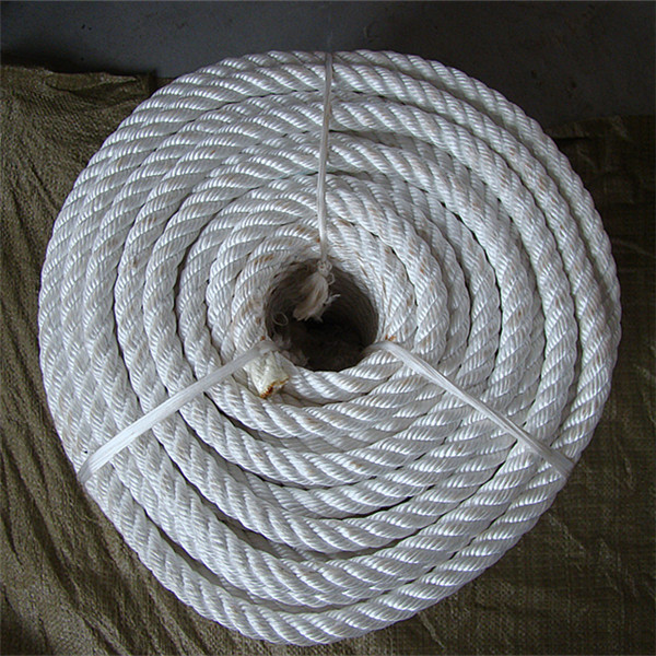河北厂家直销20*100米,白色四股优质尼龙绳,安全绳