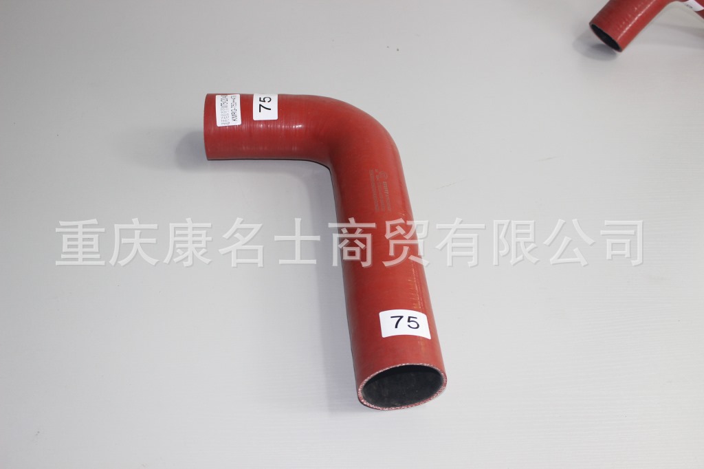 硅橡胶胶管KMRG-753++479-弯管通用硅胶弯管W75X230X430-四川硅胶管厂家,红色钢丝无凸缘无-5