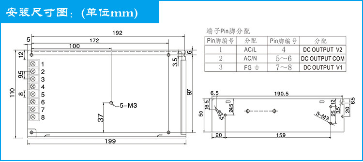 SD-150W单组输出DC-DC转换器电源 厂家供应 LED