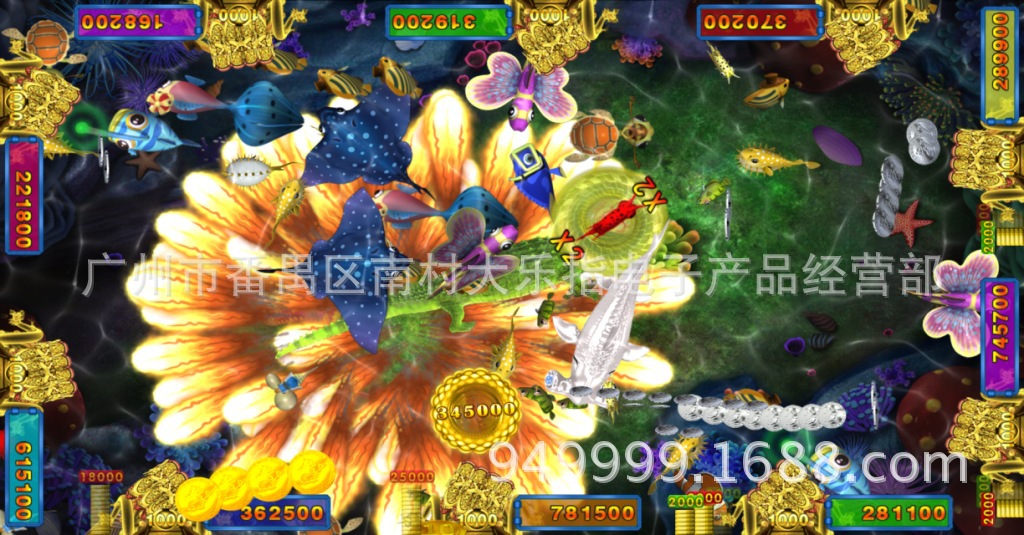 厂家批发3d宝马全球通游戏机捕鱼机鳄鱼大亨大型游艺机