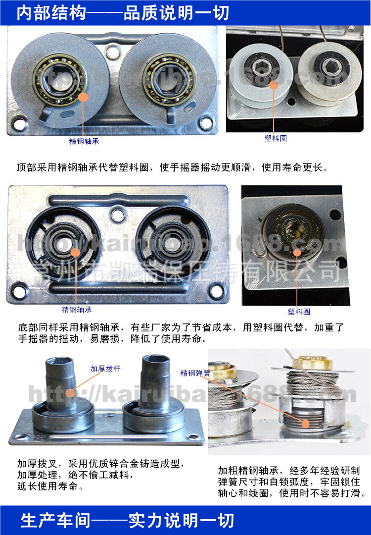 厂家直销新款欧式手摇器批发阳台晾衣架摇手升降晾衣架配件