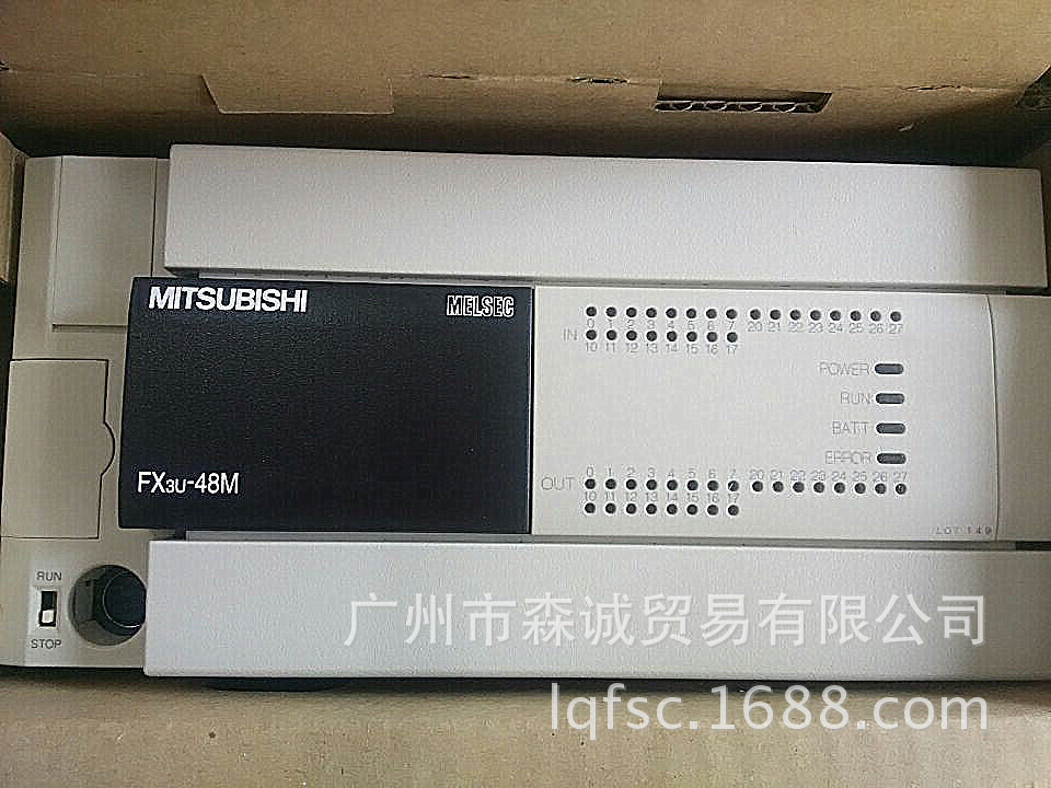 【正品】日本三菱工控模块fx3u-48mt/es-a 原装三菱plc控制器