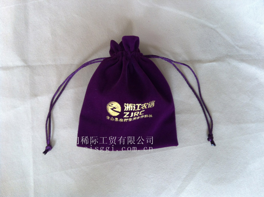 绒布包装束口袋 (1)