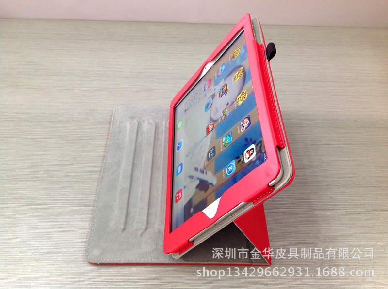 ipad5带三档位卡带支架皮套