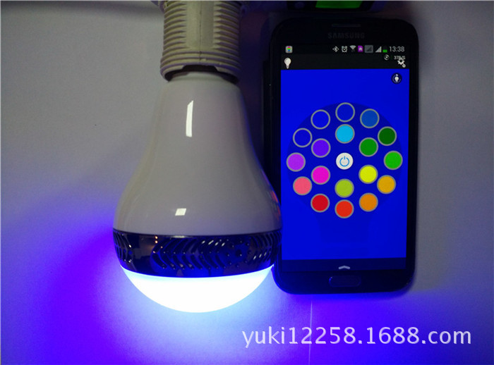 LED球泡灯 智能LEDwifi球泡灯替代蓝牙灯泡手机无线控制LED灯wifi控制灯RGB