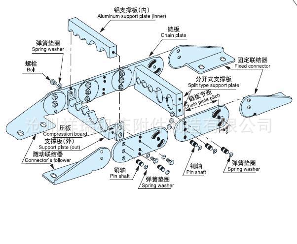 厂家直销钢铝拖链 加工中心钢制拖链价格