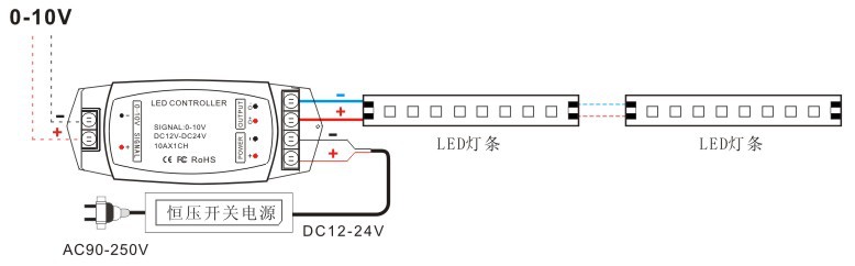 330 接线图1 调光驱动器