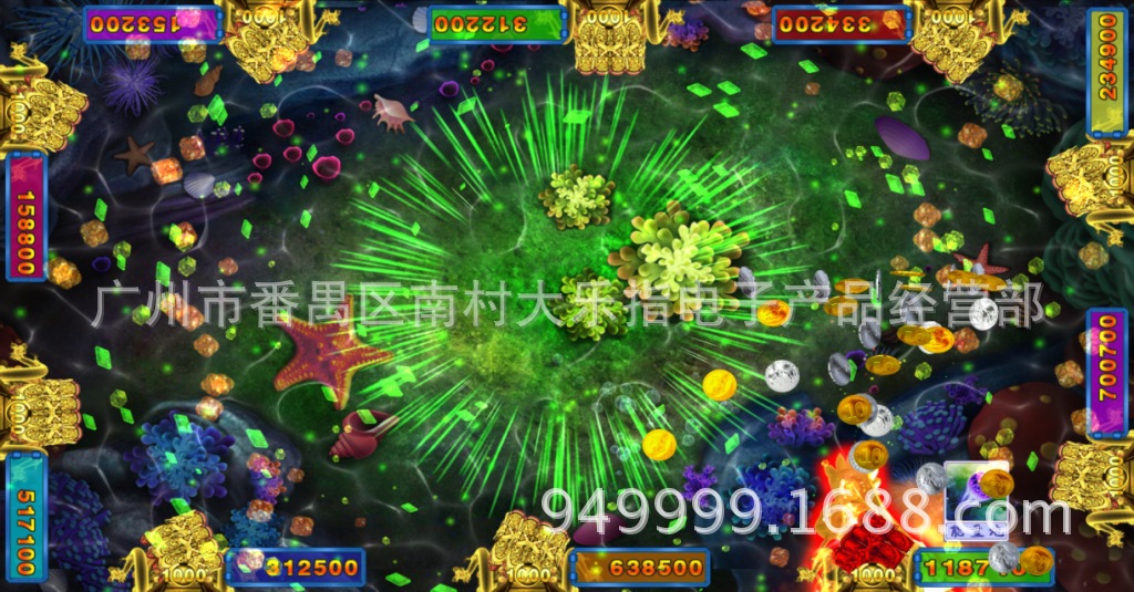 厂家批发3d宝马全球通游戏机捕鱼机鳄鱼大亨大型游艺机