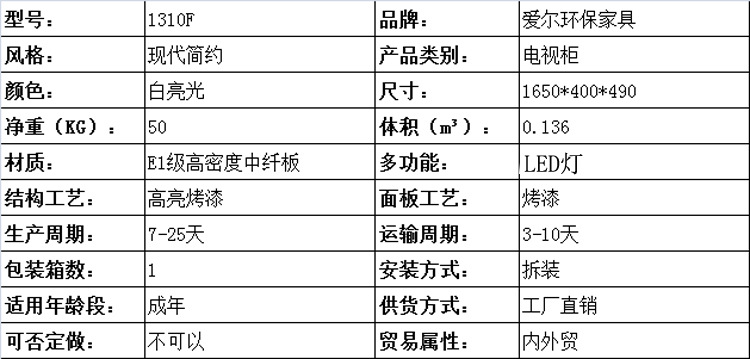 1310F 参数