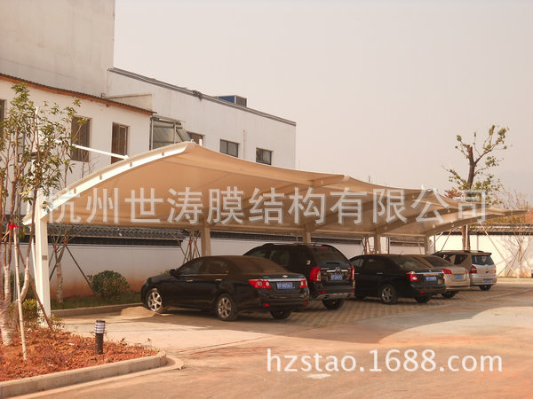 9-2 工程名称：绩溪县人民法院膜结构车棚 (5)