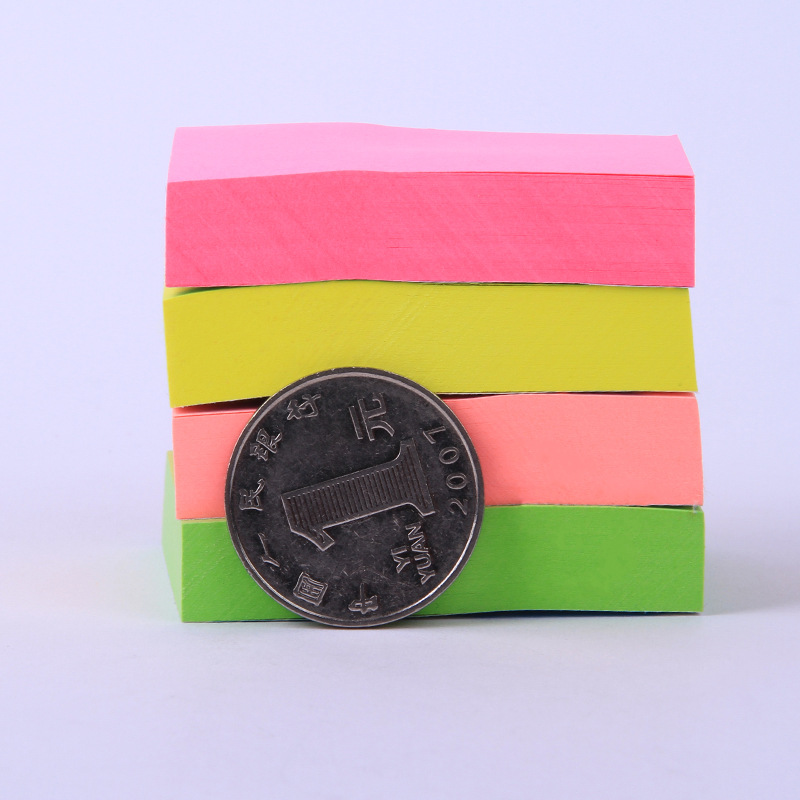 Factory direct sales of 51x38mm fluorescent paper sticky notes, mini fluorescent paper instant notes, square N-times stickers wholesale pic 20