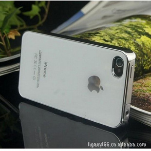 iphone4 4S手機殼 防刮玻璃外殼 phone4s殼子 蘋果4手機套 保護套工廠,批發,進口,代購