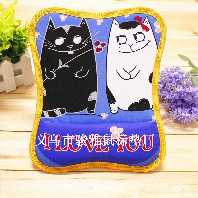 Cartoon fabric wrist mouse pads