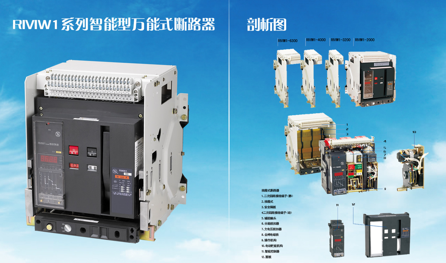 RIVIW1系列智能型萬能式斷路器