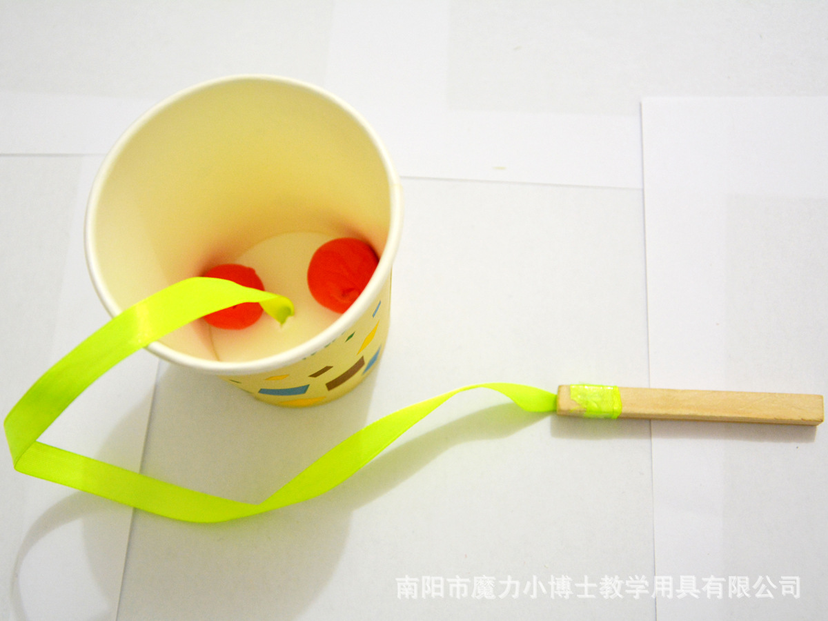 批发儿童益智玩具 教学用具科学实验diy 旋转的纸杯科技小制作