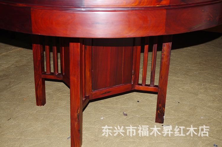 花枝圆台餐桌九件套-5