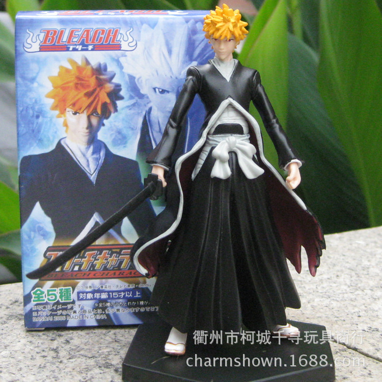 死神动漫模型bleach 4代4款黑崎一护万解露琪亚公仔手办 玩具摆件