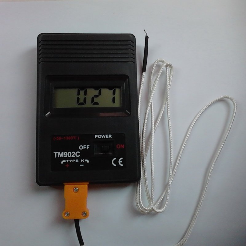 全新tm902c测温仪 探头式温度计 配k型热电偶 可测1300度